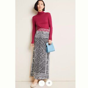 Anthropologie Cecilia Prado Bilbao Sweater Maxi Skirt Size XS